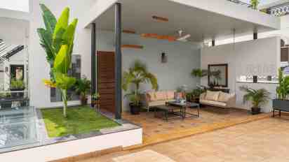 Rooftop in Prakash Reddy’s Residence