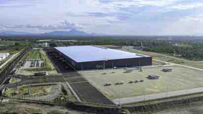 Factory Building Exterior of OLA Electric Manufacturing Unit